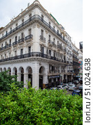 Algerian architecture in european style in center of the capital. Republic of Algeria. Стоковое фото, фотограф Евгений Ткачёв / Фотобанк Лори