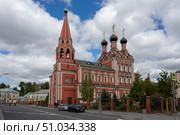 Москва. Церковь Николая Чудотворца на Болвановке. Редакционное фото, фотограф Литвяк Игорь / Фотобанк Лори