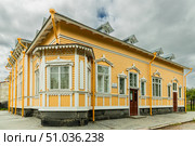 Sortavala, Karelia, Russia - 8 July, 2023: Regional Museum of the Northern Ladoga Lake. Редакционное фото, фотограф Ольга Сейфутдинова / Фотобанк Лори