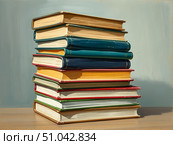 Книги живопись. Стоковое AI-изображение, AI-художник Boostport / Фотобанк Лори