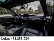 KRASNOYARSK, RUSSIA - July 31, 2025: Black BMW M5 E60. Редакционное фото, фотограф Плотников Дмитрий / Фотобанк Лори