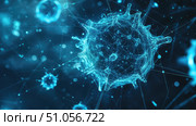 antibodies rotating immune system network ai generated. Стоковое AI-изображение, AI-художник Vectorwin / Фотобанк Лори