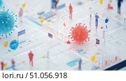 outbreak zooming into epidemiology model ai generated. Стоковое AI-изображение, AI-художник Vectorwin / Фотобанк Лори