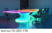 office bouncing meeting table ai generated. Стоковое AI-изображение, AI-художник Vectorwin / Фотобанк Лори