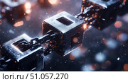 dissolve dissolving blockchain node ai generated. Стоковое AI-изображение, AI-художник Vectorwin / Фотобанк Лори