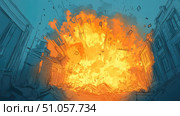 fractionalization exploding view of property tokenization ai generated. Стоковое AI-изображение, AI-художник Vectorwin / Фотобанк Лори