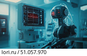 innovation zooming into surgical robot ai generated. Стоковое AI-изображение, AI-художник Vectorwin / Фотобанк Лори