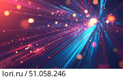data beaming network traffic ai generated. Стоковое AI-изображение, AI-художник Vectorwin / Фотобанк Лори