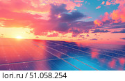 transition glitch-transitioning solar panel ai generated. Стоковое AI-изображение, AI-художник Vectorwin / Фотобанк Лори