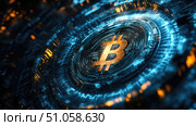 currency spiraling bitcoin icon ai generated. Стоковое AI-изображение, AI-художник Vectorwin / Фотобанк Лори