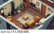 blueprint disassembling 3d floor plan ai generated. Стоковое AI-изображение, AI-художник Vectorwin / Фотобанк Лори
