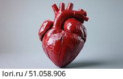 cardiology assembling human heart ai generated. Стоковое AI-изображение, AI-художник Vectorwin / Фотобанк Лори