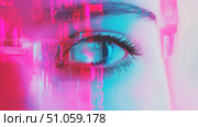 malfunction glitching machine vision system ai generated. Стоковое AI-изображение, AI-художник Vectorwin / Фотобанк Лори