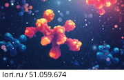 immune abstract visualization of antibody cell ai generated. Стоковое AI-изображение, AI-художник Vectorwin / Фотобанк Лори
