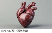 anatomy simulation of heart transplant model ai generated. Стоковое AI-изображение, AI-художник Vectorwin / Фотобанк Лори