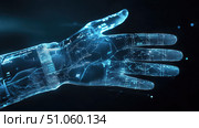 innovation futuristic scan of surgical gloves ai generated. Стоковое AI-изображение, AI-художник Vectorwin / Фотобанк Лори