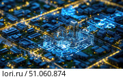 development simulation of urban zoning map ai generated. Стоковое AI-изображение, AI-художник Vectorwin / Фотобанк Лори