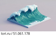 refraction bouncing wave ai generated. Стоковое AI-изображение, AI-художник Vectorwin / Фотобанк Лори