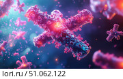 protein exploding view of antibody cell ai generated. Стоковое AI-изображение, AI-художник Vectorwin / Фотобанк Лори