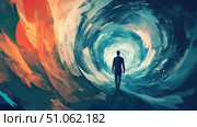 leadership spiraling startup founder ai generated. Стоковое AI-изображение, AI-художник Vectorwin / Фотобанк Лори