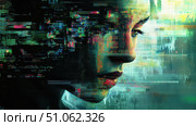 debug glitch-transitioning source code ai generated. Стоковое AI-изображение, AI-художник Vectorwin / Фотобанк Лори