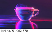 technology glitching coffee cup ai generated. Стоковое AI-изображение, AI-художник Vectorwin / Фотобанк Лори