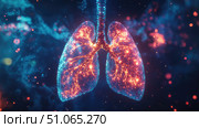 asthma emitting lungs ai generated. Стоковое AI-изображение, AI-художник Vectorwin / Фотобанк Лори