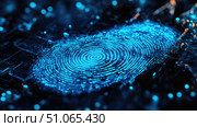 security stretching fingerprint ai generated. Стоковое AI-изображение, AI-художник Vectorwin / Фотобанк Лори