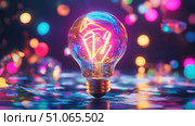 disruption flickering startup pitch ai generated. Стоковое AI-изображение, AI-художник Vectorwin / Фотобанк Лори