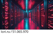 throughput stretching data server ai generated. Стоковое AI-изображение, AI-художник Vectorwin / Фотобанк Лори