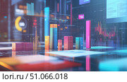 revenue floating financial report ai generated. Стоковое AI-изображение, AI-художник Vectorwin / Фотобанк Лори
