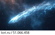 space stretching comet ai generated. Стоковое AI-изображение, AI-художник Vectorwin / Фотобанк Лори