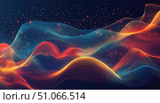cryptocurrency flowing digital wave ai generated. Стоковое AI-изображение, AI-художник Vectorwin / Фотобанк Лори