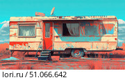 remove disassembling mobile home ai generated. Стоковое AI-изображение, AI-художник Vectorwin / Фотобанк Лори