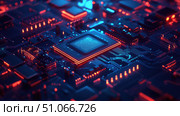 capacitor illuminating circuit board ai generated. Стоковое AI-изображение, AI-художник Vectorwin / Фотобанк Лори