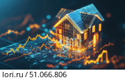 visualization exploding view of first-time buyer chart ai generated. Стоковое AI-изображение, AI-художник Vectorwin / Фотобанк Лори