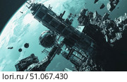 hydraulic fracturing tech satellite ai generated. Стоковое AI-изображение, AI-художник Vectorwin / Фотобанк Лори