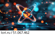 friction sliding atom ai generated. Стоковое AI-изображение, AI-художник Vectorwin / Фотобанк Лори