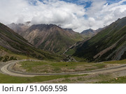 Barskoon Gorge in Kyrgyzstan. Стоковое фото, фотограф Юлия Белоусова / Фотобанк Лори