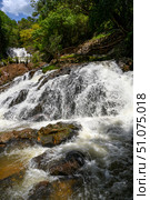 Datanla Waterfall in Dalat among the green rainforests in Southeastern Vietnam. Стоковое фото, фотограф Сергей Фролов / Фотобанк Лори