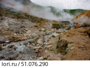 Geyser river in Kamchatka. Редакционное фото, фотограф Владимир Рыжов / Фотобанк Лори