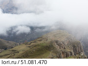 View of Caucasus mountains in autumn. Стоковое фото, фотограф Юлия Белоусова / Фотобанк Лори