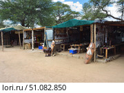 Craft market in Namibia (2016 год). Редакционное фото, фотограф Знаменский Олег / Фотобанк Лори