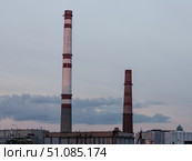 Thermal power plant pipes. Стоковое фото, фотограф Константин Григорьев / Фотобанк Лори