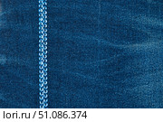Fashionable background,  jeans and blue  rhinestones. Стоковое фото, фотограф Александр Собко / Фотобанк Лори
