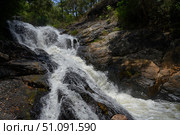 Datanla Waterfall in Dalat among the green rainforests in Southeastern Vietnam. Стоковое фото, фотограф Сергей Фролов / Фотобанк Лори