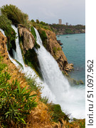 Lower Duden Waterfalls, Antalya, Turkey. Стоковое фото, фотограф Яков Филимонов / Фотобанк Лори