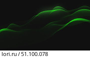 Abstract Glowing Waves with Black Background Procedural Motion. Стоковая анимация, аниматор Mihail Mihaylov / Фотобанк Лори