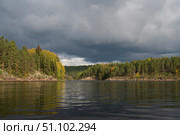 Lake Ladoga near the village Lumivaara on a sunny autumn day, Ladoga skerries, Lakhdenpokhya, Republic of Karelia, Russia. Стоковое фото, фотограф Ula Ulachka / Фотобанк Лори