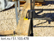 Скрепление бруса между собой. Fastening the beam together. Стоковое фото, фотограф Роман Лукьянов / Фотобанк Лори